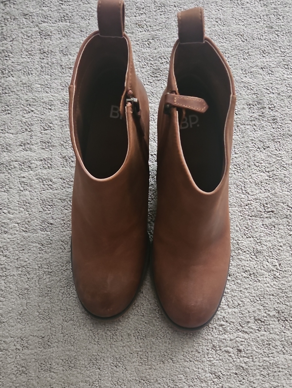 * NWOB* bp Women's Chestnut Brown Ankle Booties